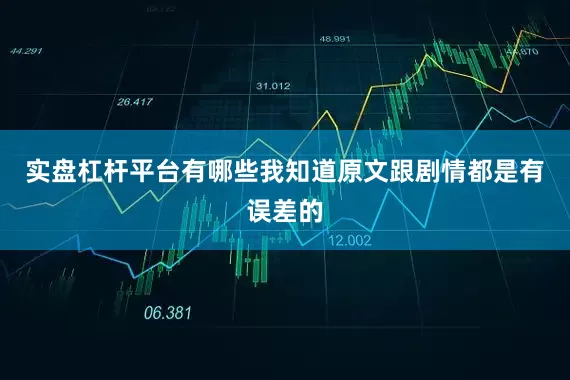 实盘杠杆平台有哪些我知道原文跟剧情都是有误差的